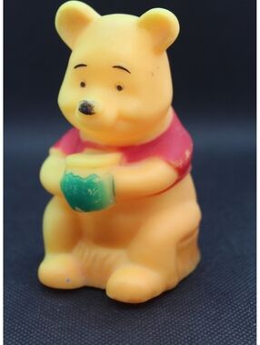 Vintage Disney Sears Roebuck Winnie the Pooh Soft Rubber Squeaky Baby Bath Toy